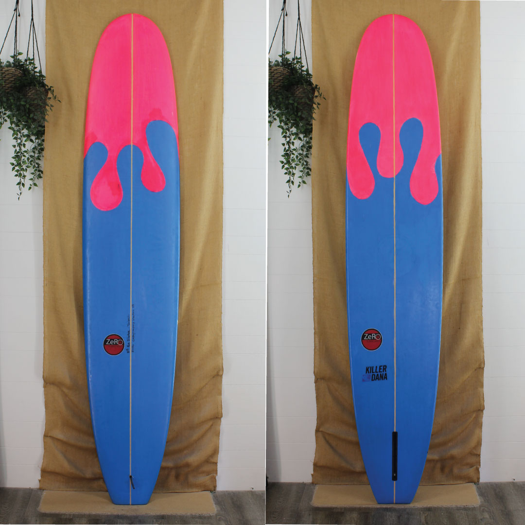 USED Zero Surfboards Longboard Poly 8'10 x 21 1/2 x 2 1/2