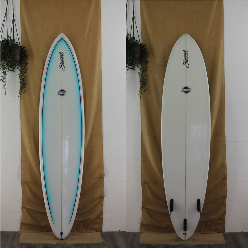 USED Stewart Funboard Comp Mid-Length Poly 8'0 x 21 1/2 x 3 1/8