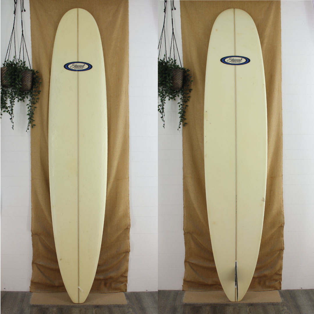 USED Stewart Classic Longboard Shaped by Terry Martin Poly 9'6 x 23 x 3 1/4