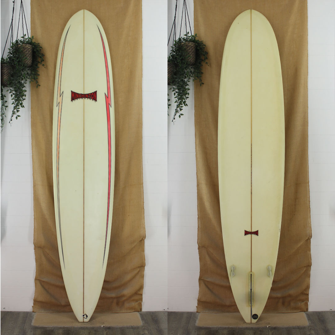 USED Minchenton Longboard Epoxy 9'0 x 21 3/4 x 2 3/4