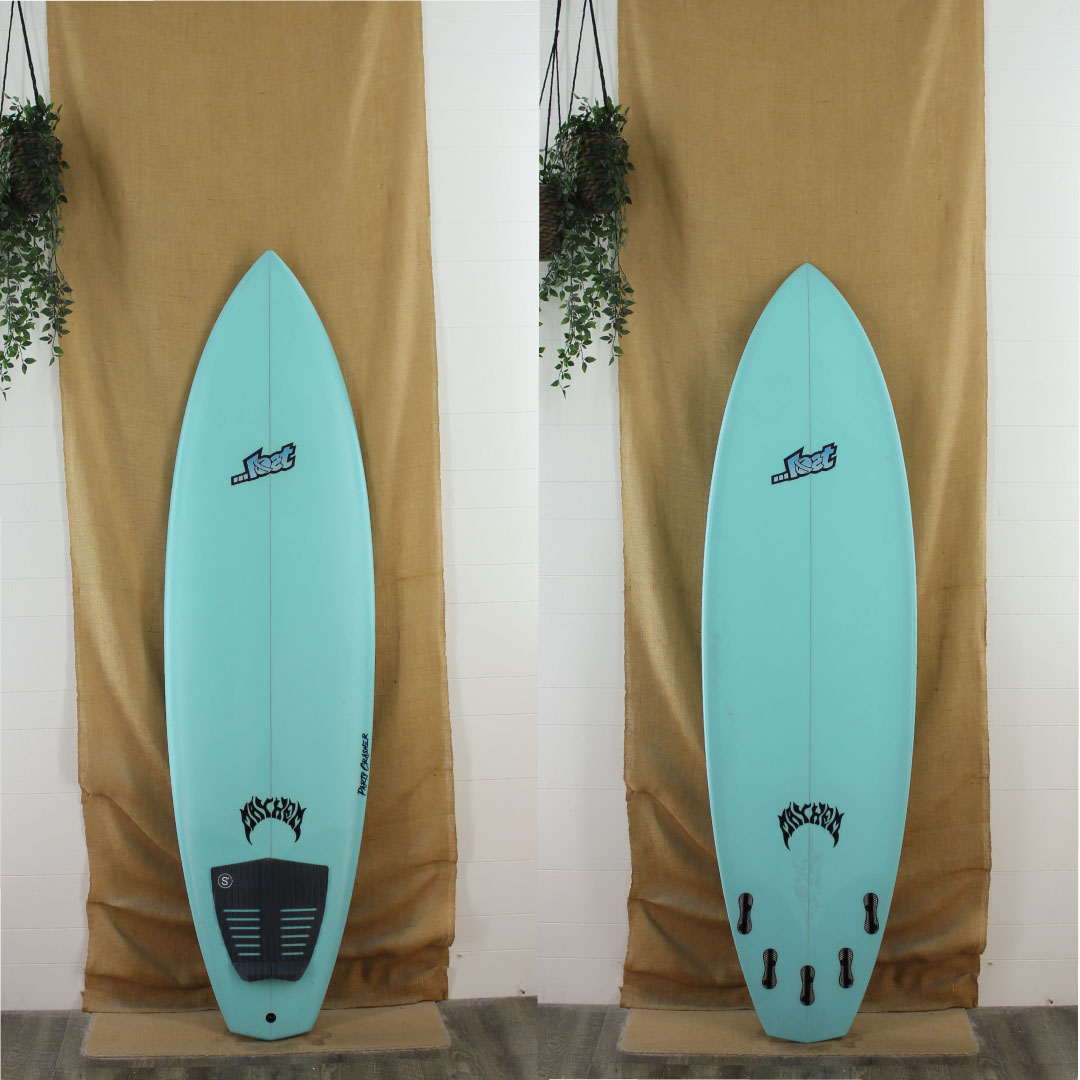 USED LOST Party Crasher 6'9" x 22" x 3" Poly Shortboard Blue resin color