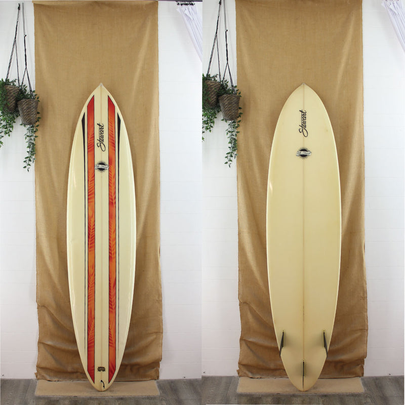 USED Stewart Funboard Comp Mid-Length Poly 7'10 x 21 3/8 x 3 