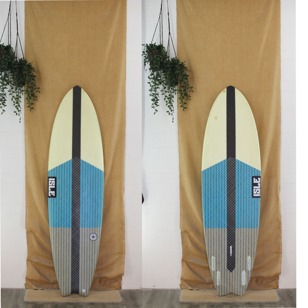 USED Isle Carbon Innegra Fish Epoxy 6'10 x 21.8 x 2.7 @ 46.8L