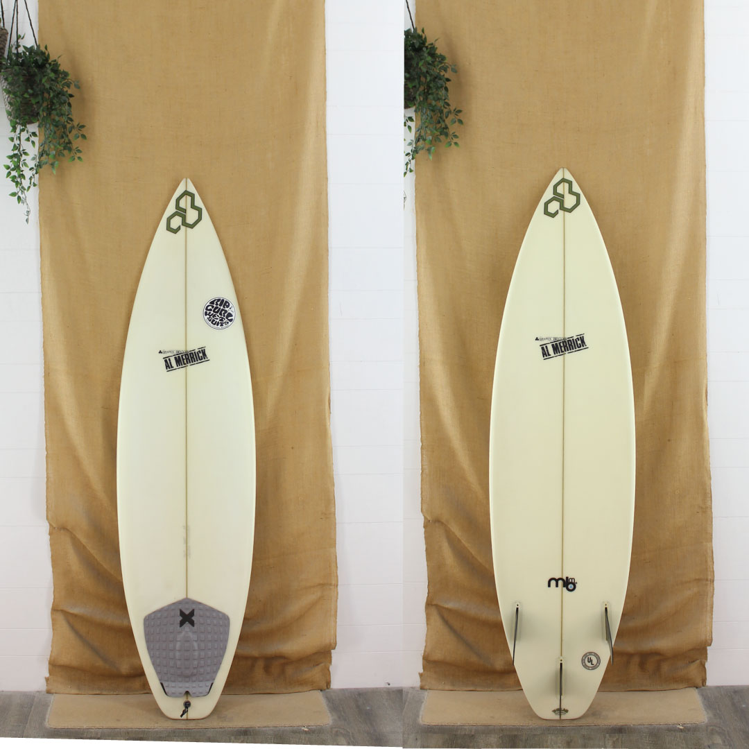 USED Al Merrick MbM Shortboard Poly 6'2 x 18 3/8 x 2 3/8 