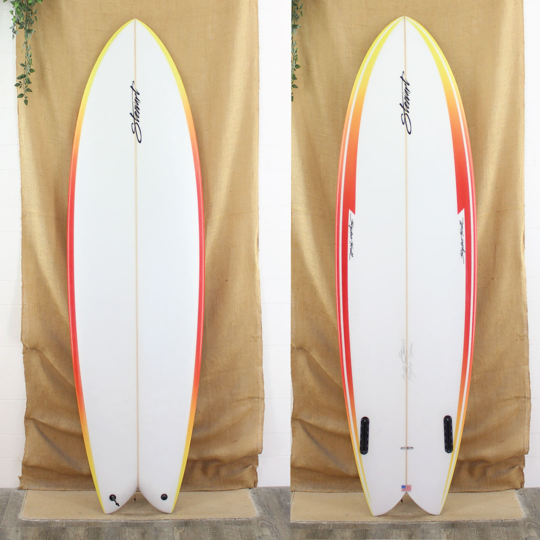 USED Stewart Hydro Fish Poly 6'6 x 22 x 2 7/8