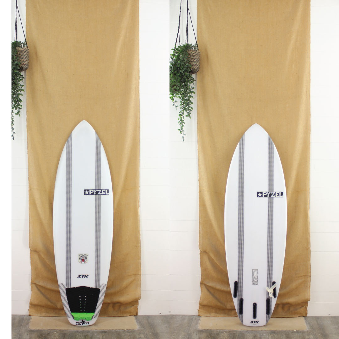 USED Pyzel White Tiger Shortboard Epoxy 5'11 x 20 3/4 x 2 3/4 38L