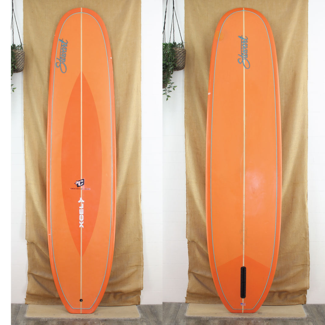 USED Stewart Hipnosis Bird "Bill Shape" Longboard Poly 9'3 x 22 3/4 x 3
