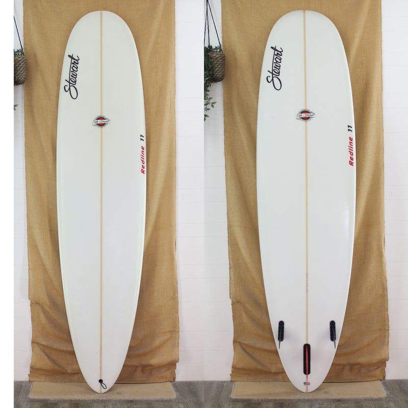 USED Stewart Redline 11 Longboard Poly 9'0 x 23 x 3 1/8