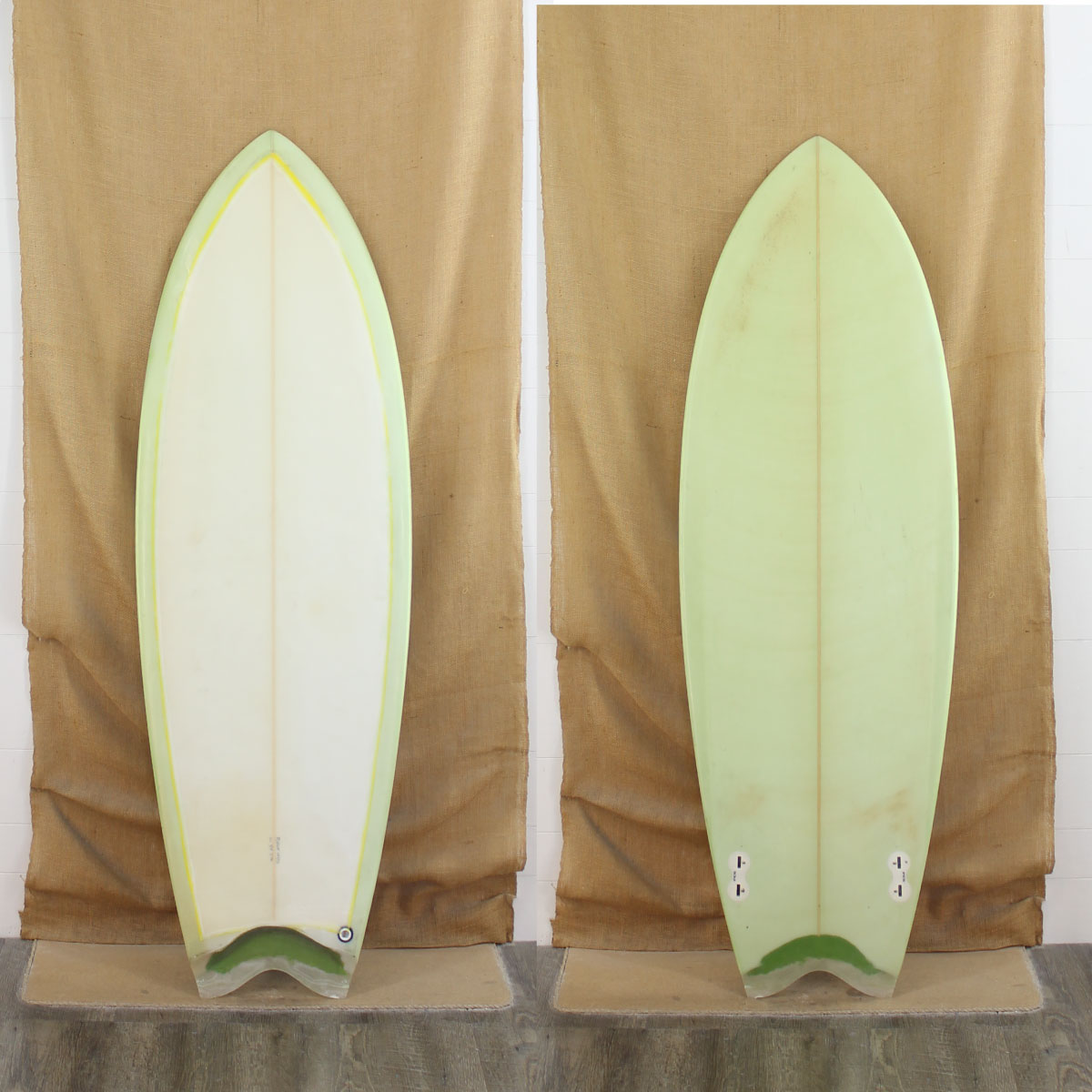 USED Handshaped Fish/Twin 5'4" x 21" x 2 1/4" POLY