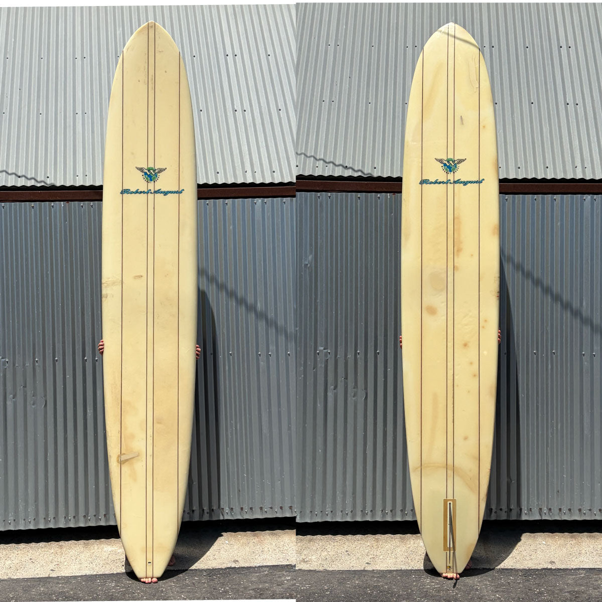 USED Robert August Wingnut Longboard Poly 10'10 x 24 x 3 3/4