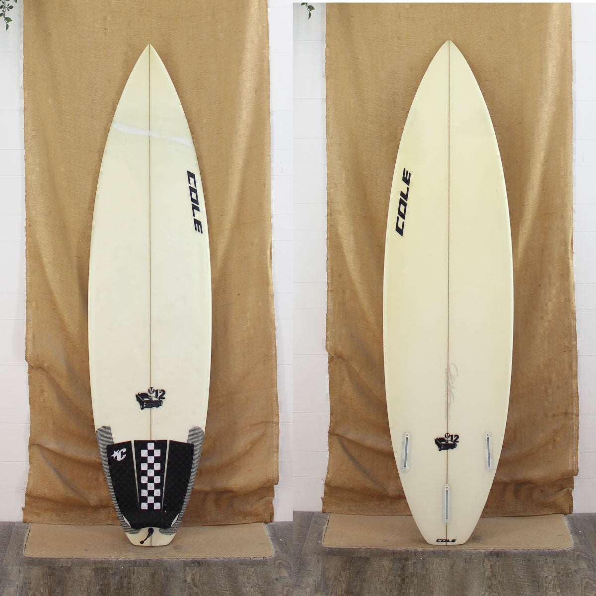 USED Cole V12 Shortboard 6'2" x 19 1/8" x 2 7/16" POLY