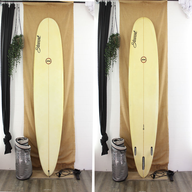 Deck and bottom of a yellowed Stewart Redline Pro Model