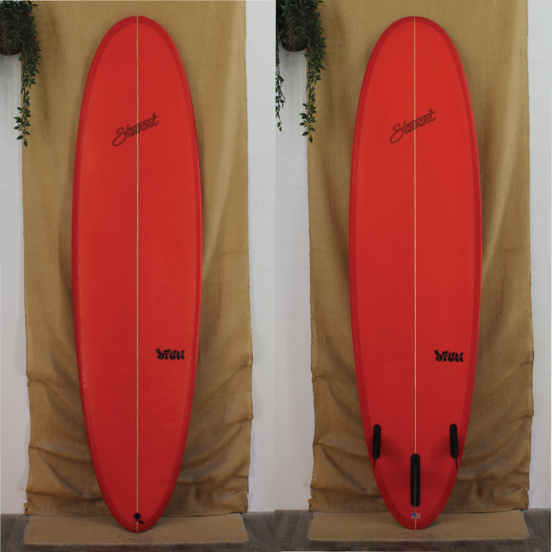 stewart 2 fun mid-length red faux resin ting 