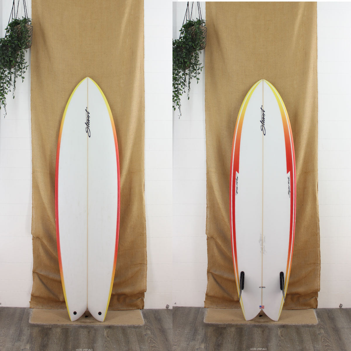 USED Stewart Hydo Hull 6'6" x 22" x 2 7/8" POLY&nbsp;