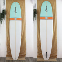 Deck and bottom view of Stewart Ripster with competition band on the nose