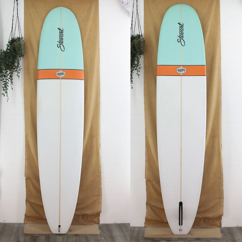 Deck and bottom view of Stewart Ripster with competition band on the nose