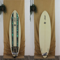 Stewart FunBoard with green and black stripes 