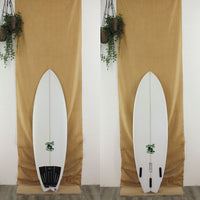 USED Cherry Bomb 5'11" x 20 1/4" x 2 3/8" POLY hybrid shortboard