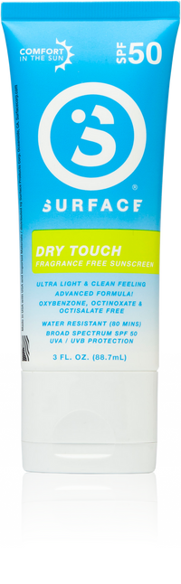 SURFACE SPF50 DRY TOUCH SUNSCREEN LOTION 3OZ.