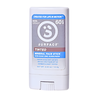 Surface Tinted Mineral Face Stick sunscreen on a white background