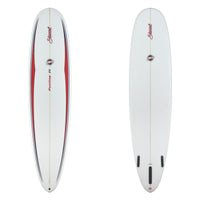 Stewart Surfboards Funline 11 with red deck spray