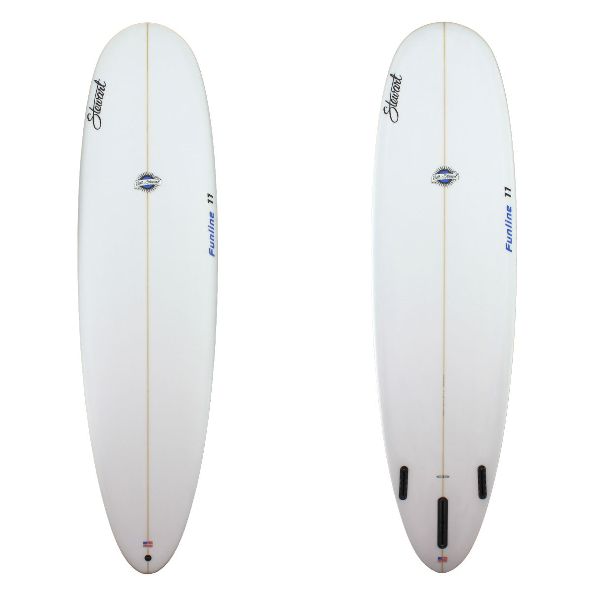 EASY TO SURF FUN MIDLENGTH SURFBOARD Stewart Surfboards Funline 11
