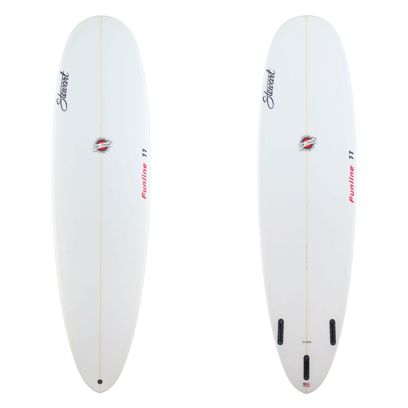 Stewart Mid-Length 7'0" Funline 11 (7'0", 22", 3") B#129384 lear and sanded only