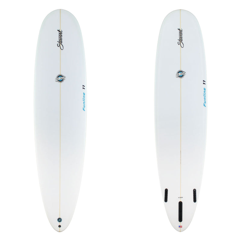 Stewart Mid-Length 8'0" Funline 11 (8'0", 23", 3") B#129622 clear and sand only