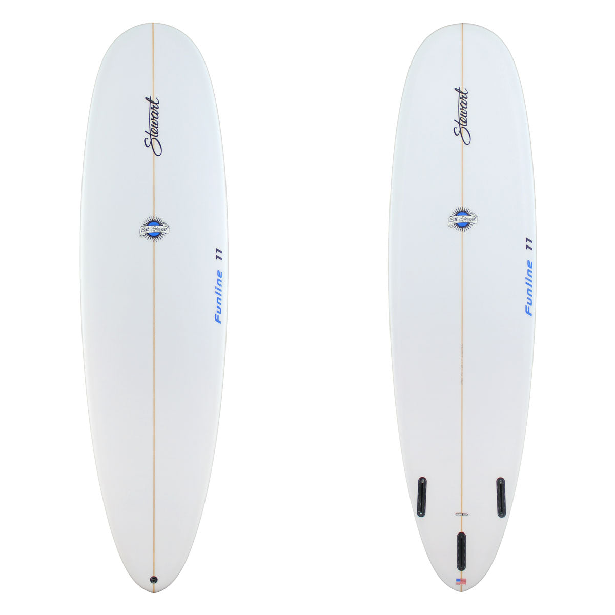 Stewart ロングボード グラデーションブルー New Stewart Surfboards