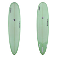 Stewart Mid-Length 8'0" Funline 11 (8'0", 23", 3") B#129923 with a sage green resin tint 