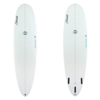 Stewart Mid-Length 7'2" Funline 11 (7'2", 22", 3") B#130062 clear and sanded only with light blue logos