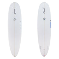 Stewart Mid-Length 7'0" Funline 11 (7'0", 22", 3") B#130103 clear and sanded only with blue logos