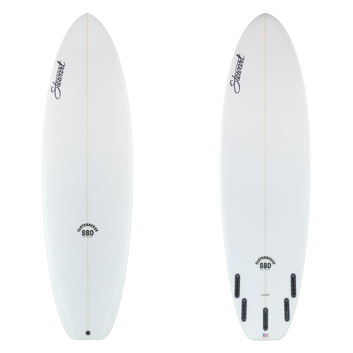 White Deck and Bottom of Fartknocker SBD 