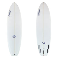 Stewart Shortbard 6'2" Fartknocker SBD (6'2", 21 1/2", 2 5/8") B#129894 clear and sanded only