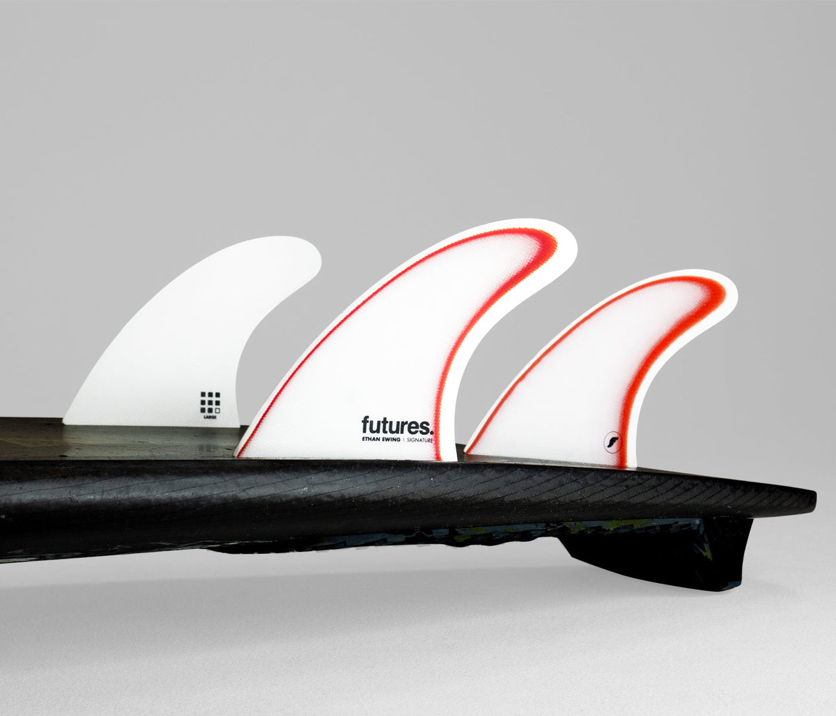 FUTURES ETHAN EWING LARGE FG THRUSTER - WHITE/RED