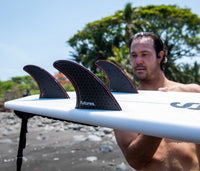 FUTURES JORDY LARGE HC THRUSTER - BLACK/RED