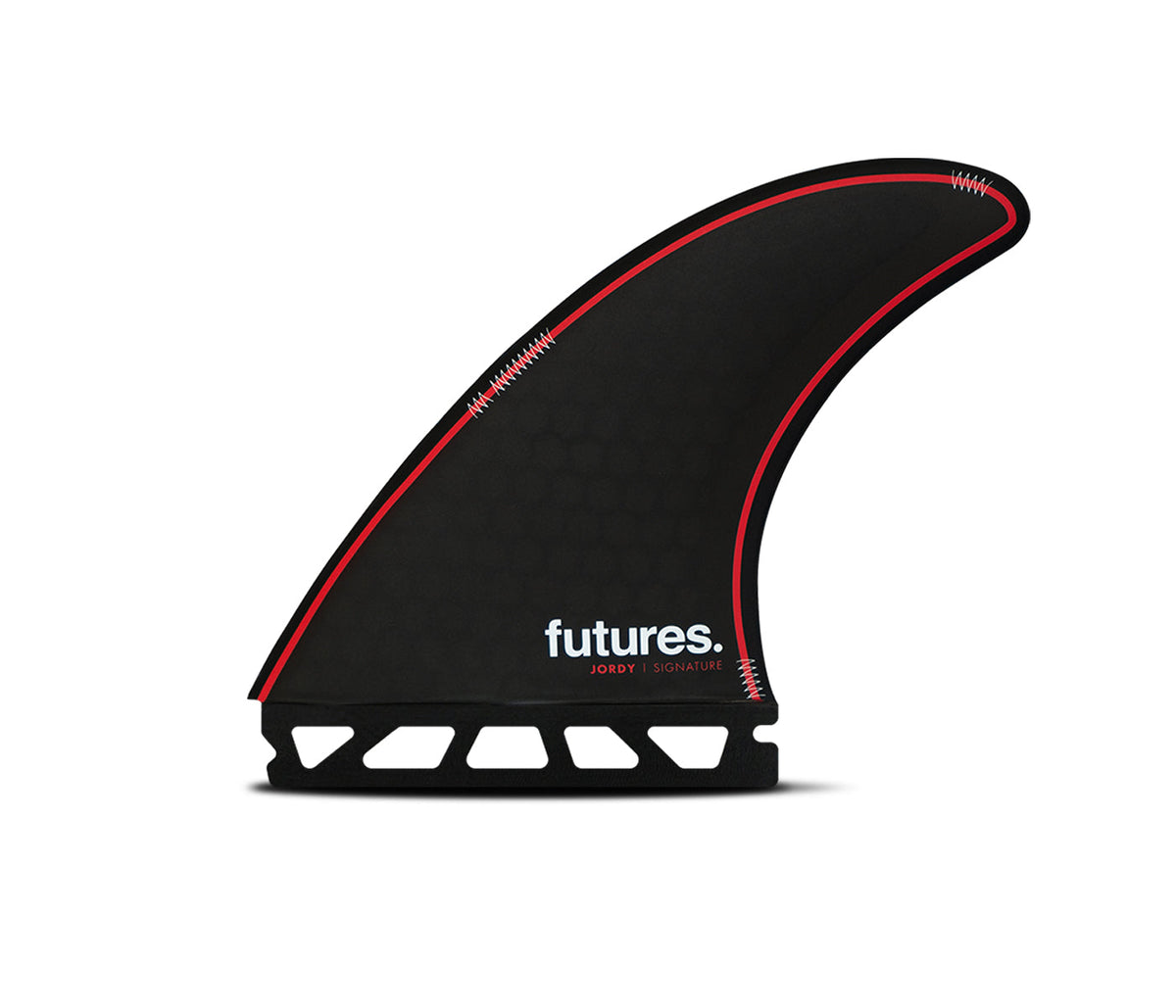 FUTURES JORDY LARGE HC THRUSTER - BLACK/RED
