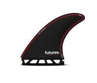 FUTURES JORDY LARGE HC THRUSTER - BLACK/RED