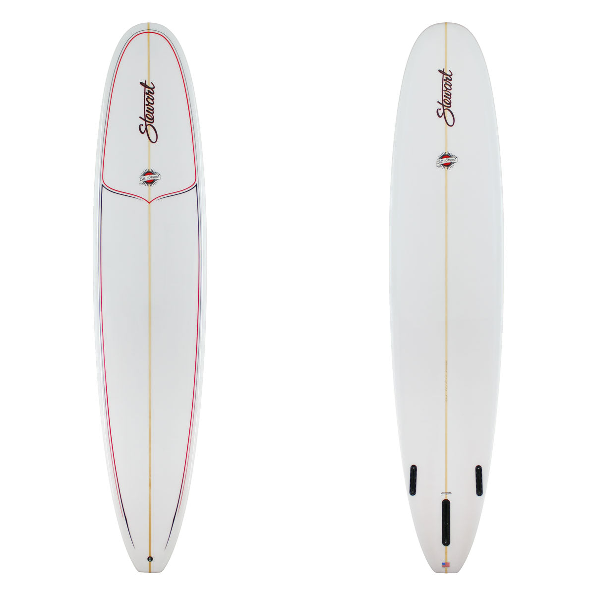 9'2" Hydro Hull (9'2", 23", 3") B#129119 GLOSS & POLISH Red and black pinlines