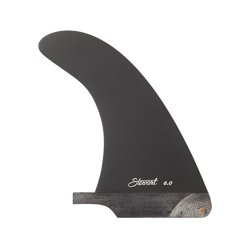 STEWART RAKE CENTER FIN 6.0 Matte Black 