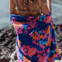 SLOWTIDE KINI KINI BEACH TOWEL DEEP POOL