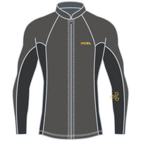 XCEL YOUTH AXIS L/S F/Z JACKET 2/1MM - GRAPHITE/BLACK