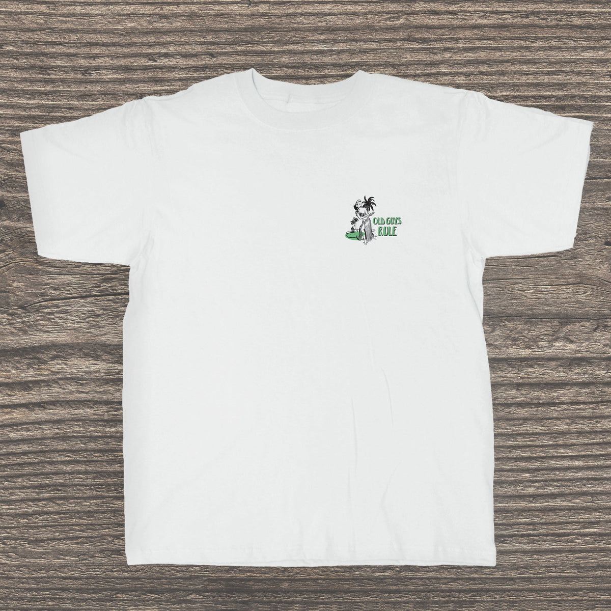 OLD GUYS RULE - LIVING ALOHA T-SHIRT