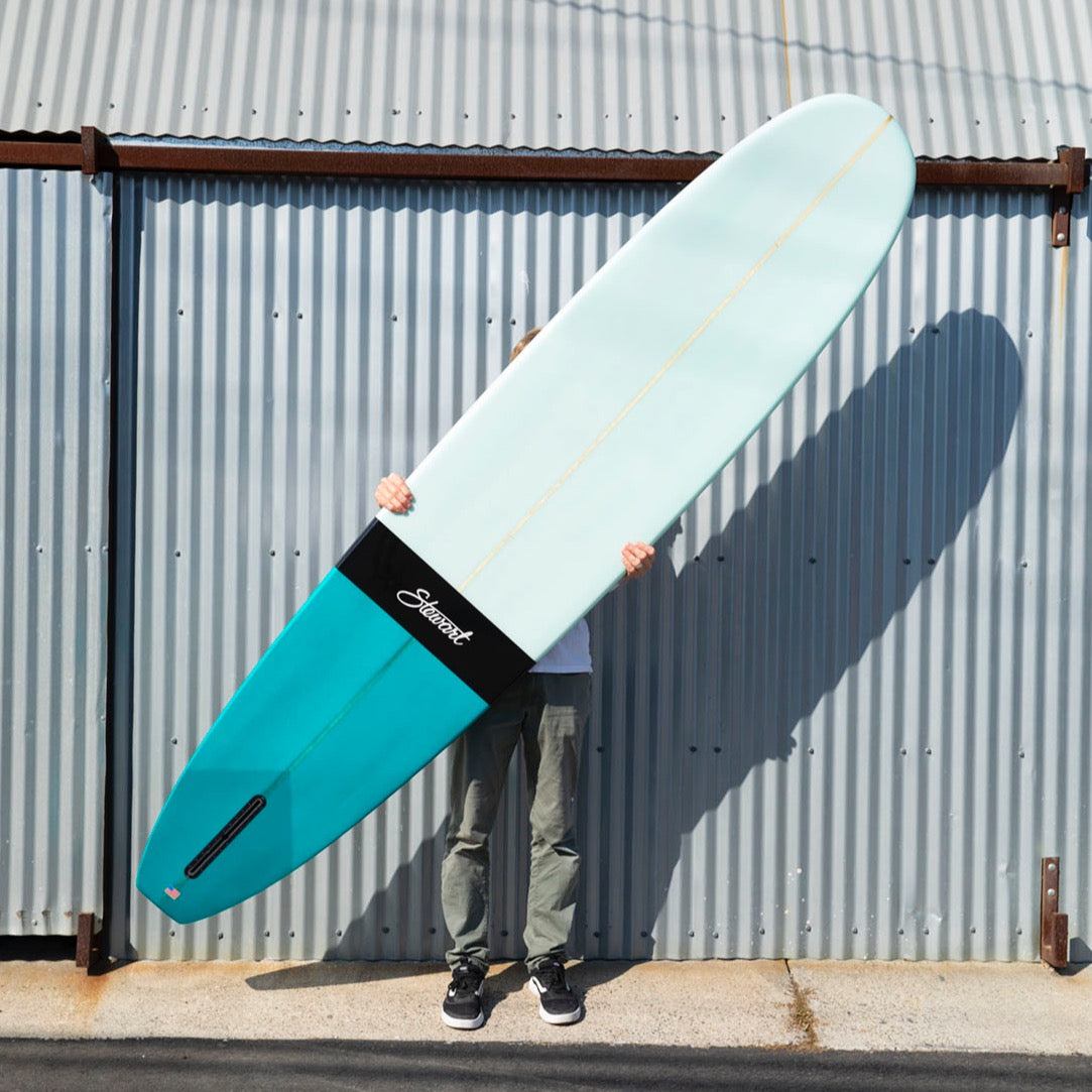Bottom view of the Stewart/Severson Ripster surfboard