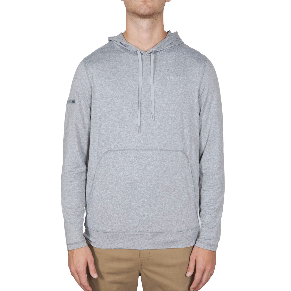 STEWART TECH SLUB L/S HOODIE