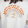 STEWART GROOVE STONE WOMEN'S CROPPED CREWNECK SWEATSHIRT