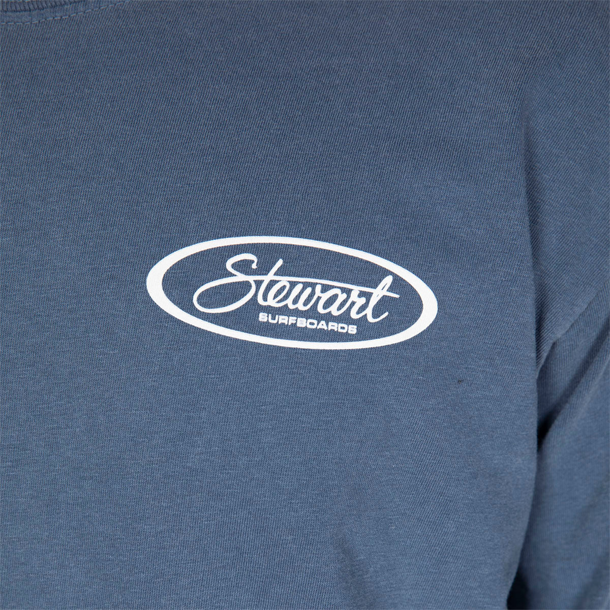 STEWART SURF OVAL L/S T-SHIRT-BLUE