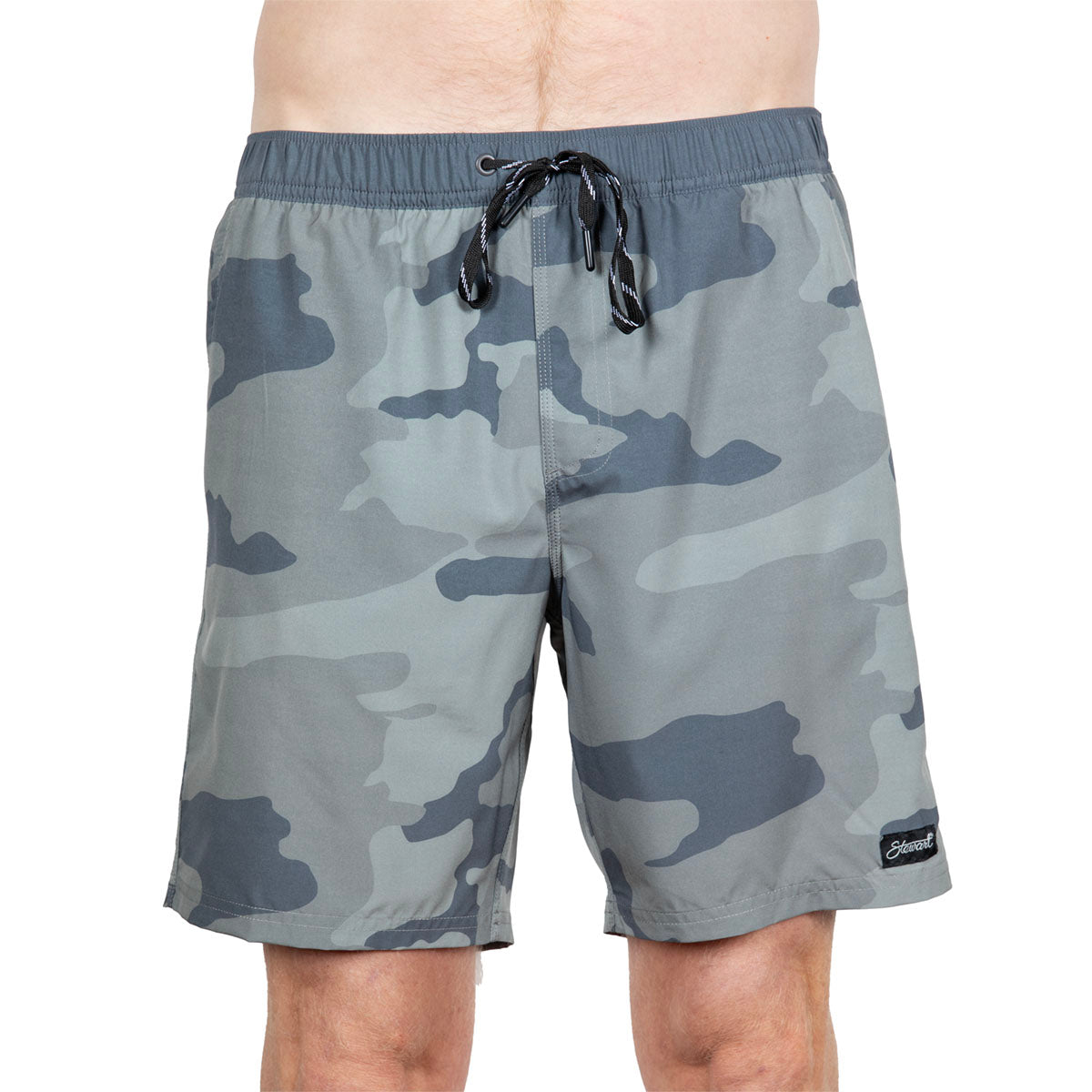STEWART MEN'S LEVITATE LINED VOLLEY SHORTS-CAMO