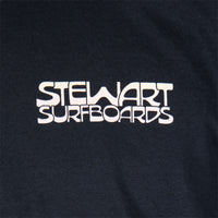 STEWART FADE WAVE S/S T-SHIRT- Black