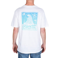 STEWART FADE WAVE S/S T-SHIRT- White